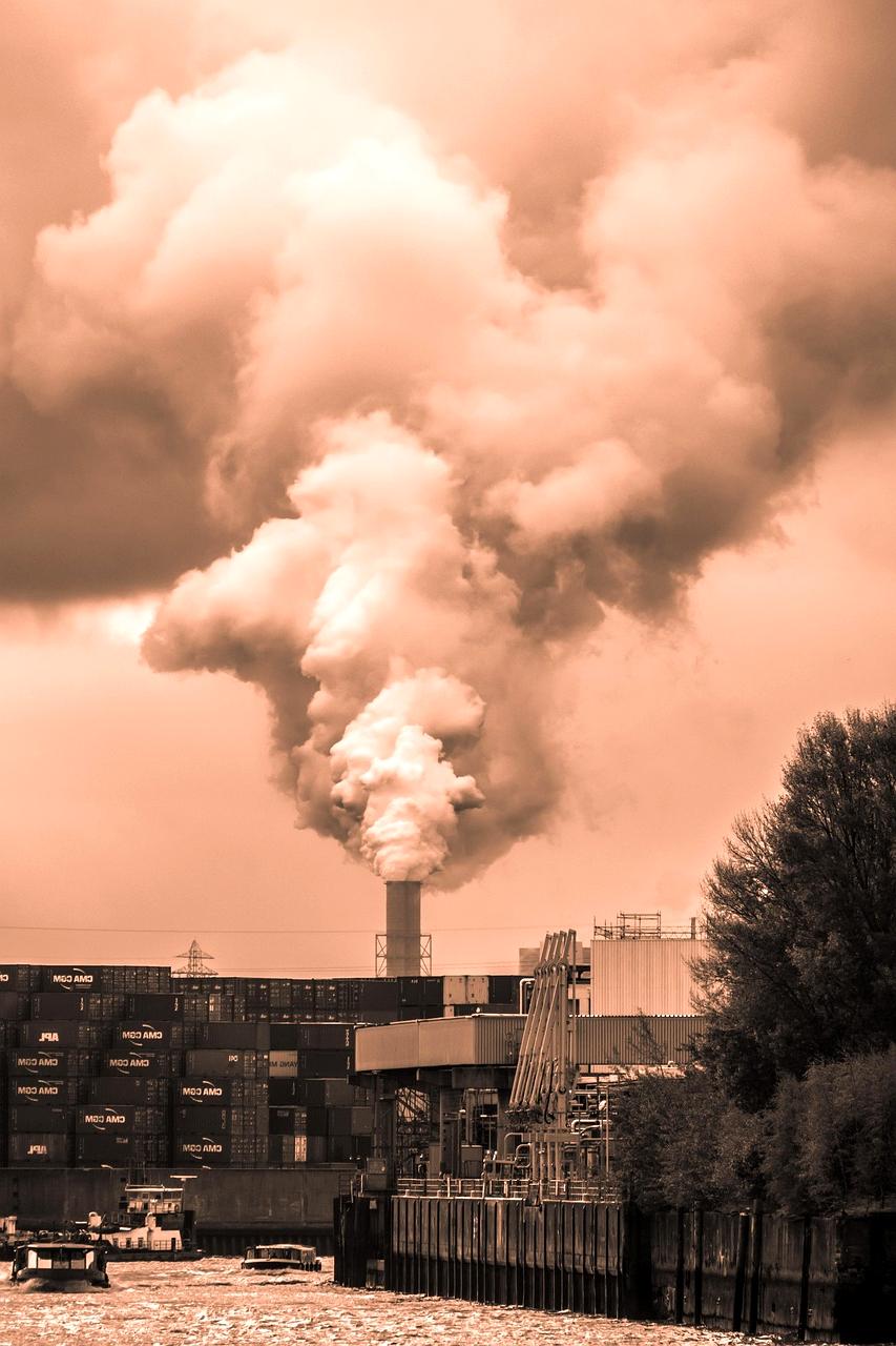 Screenshot of a webinar on air pollution control
